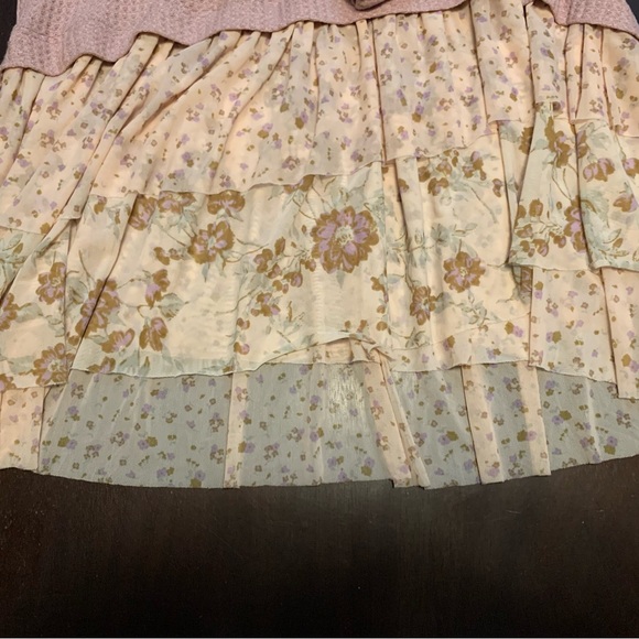 FREE PEOPLE Opposites Attract Floral Mini Sweater Dress - Picture 8 of 11